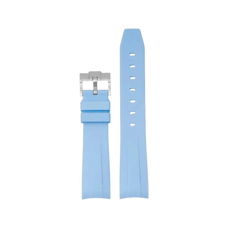 Rubber Strap – For Hamilton Khaki Field (38mm/40mm/42mm) - Baby Blue