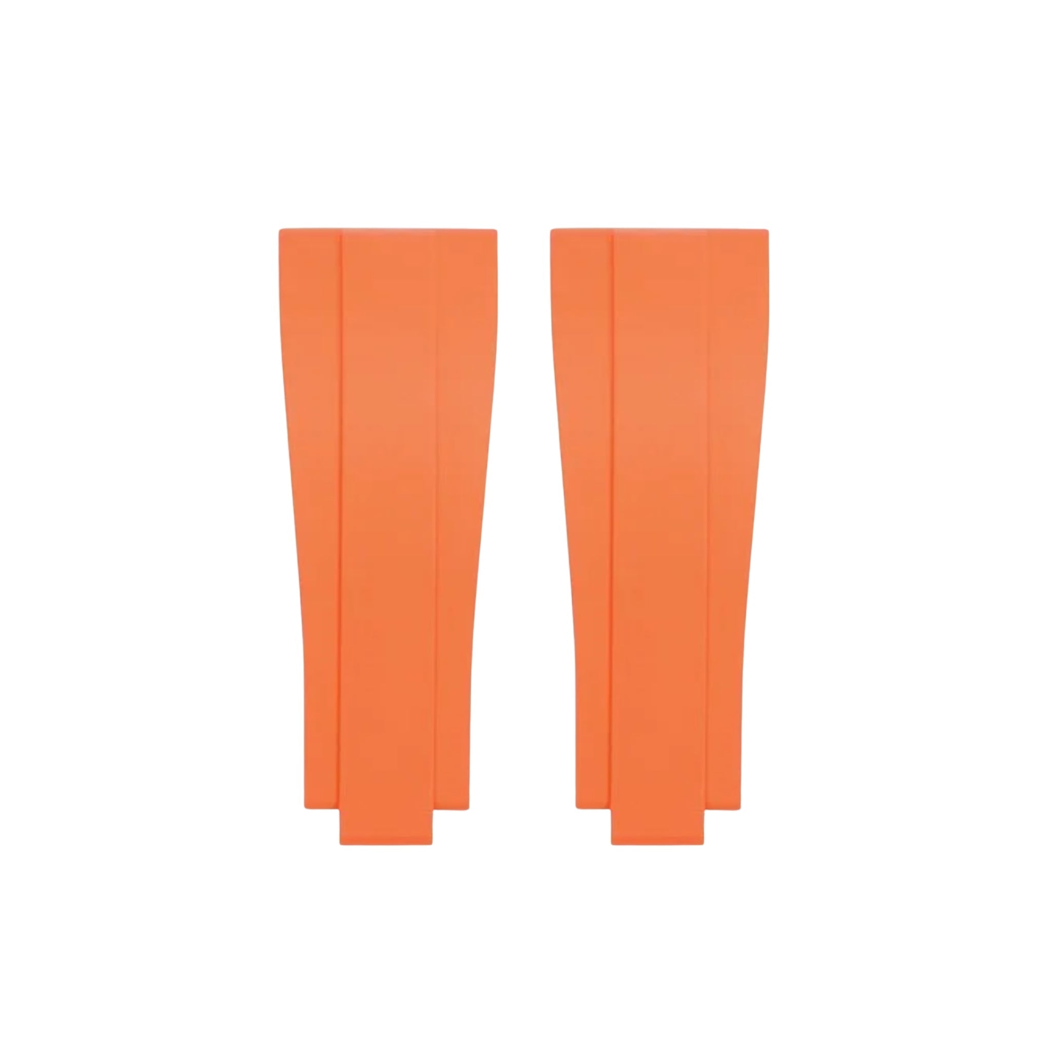 Orange FKM Rubber Strap for Rolex Oysterflex – Daytona, Yacht-Master & Sky-Dweller - Helvetus