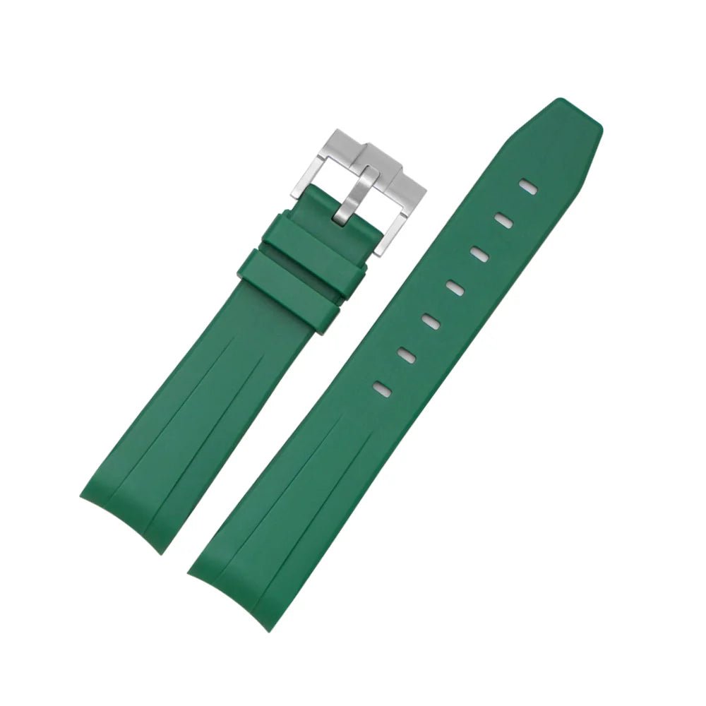 Rubber Strap - For all Zenith Chronomaster Models - Green - Helvetus