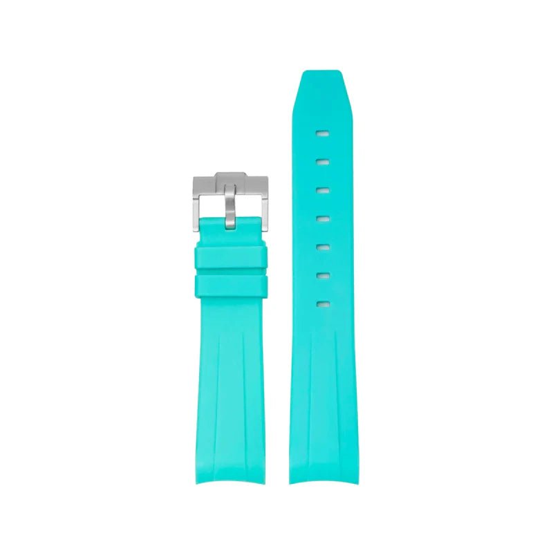 Rubber Strap – For Hamilton Khaki Field (38mm/40mm/42mm) - Turquoise - Helvetus