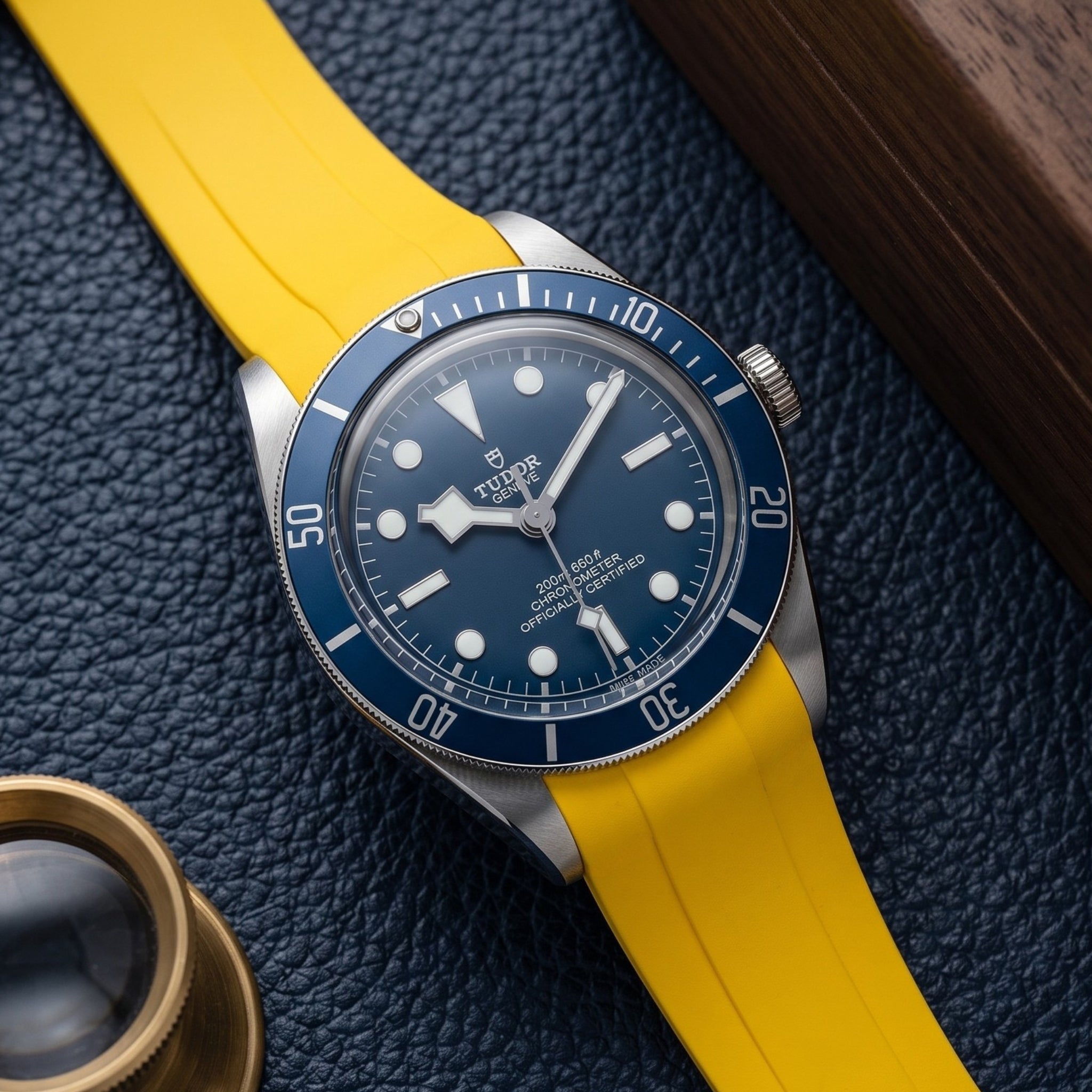 Rubber Strap - For all Tudor Black Bay Models - Yellow