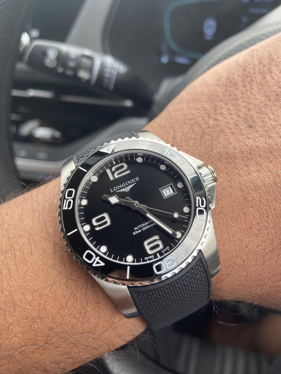 Longines Watch Straps – Leather for Master Collection, Rubber for HydroConquest - Helvetus