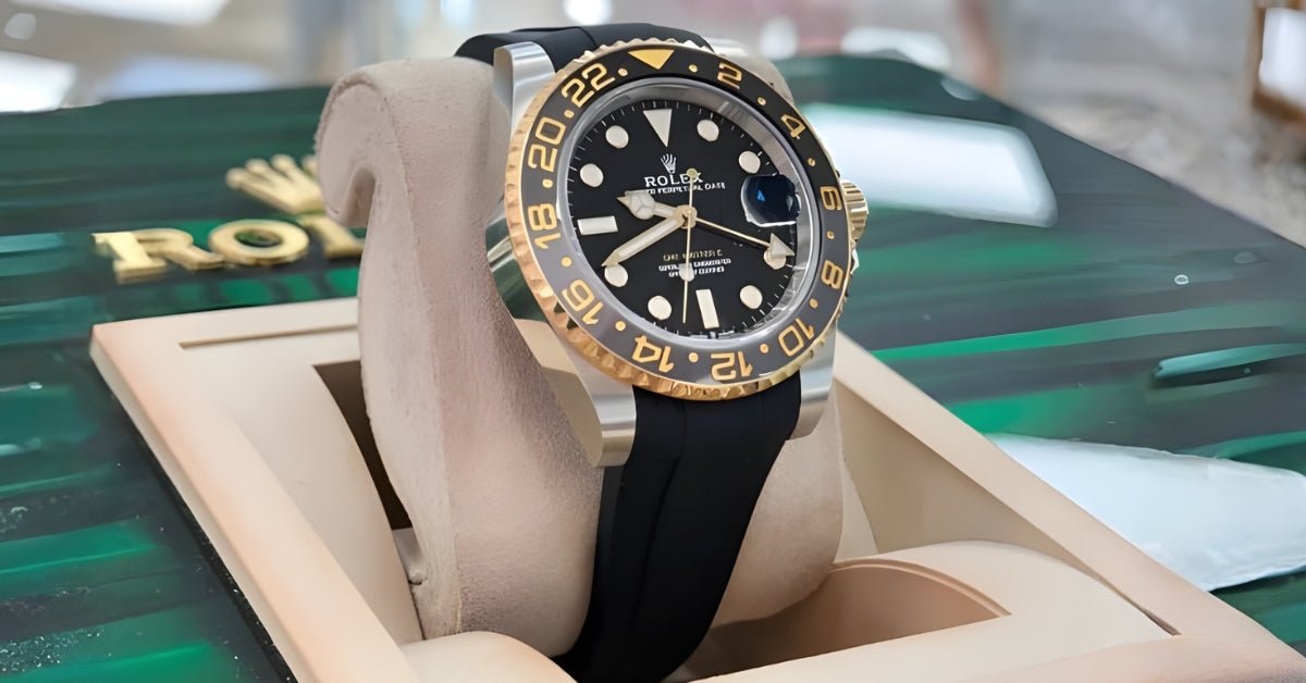 Rolex GMT-Master II 126713GRNR Strap Guide: The Best Rubber Straps - Helvetus