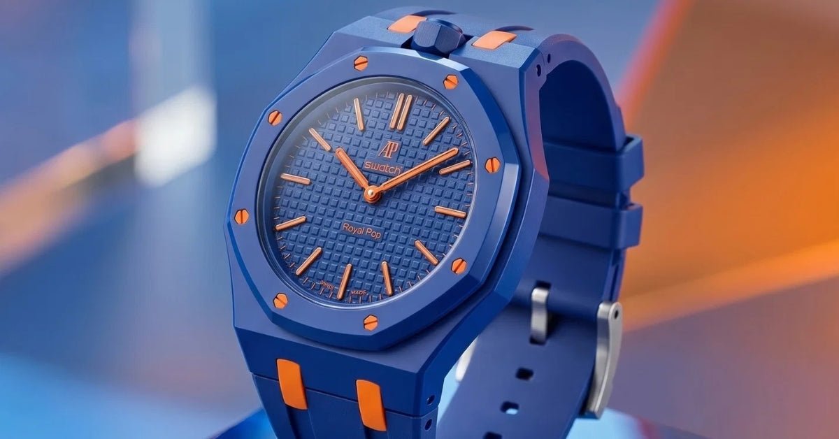 Royal Pop Orenji Hachi Strap Guide — Best Straps for the AP × Swatch Royal Pop SSX03L103N - Helvetus