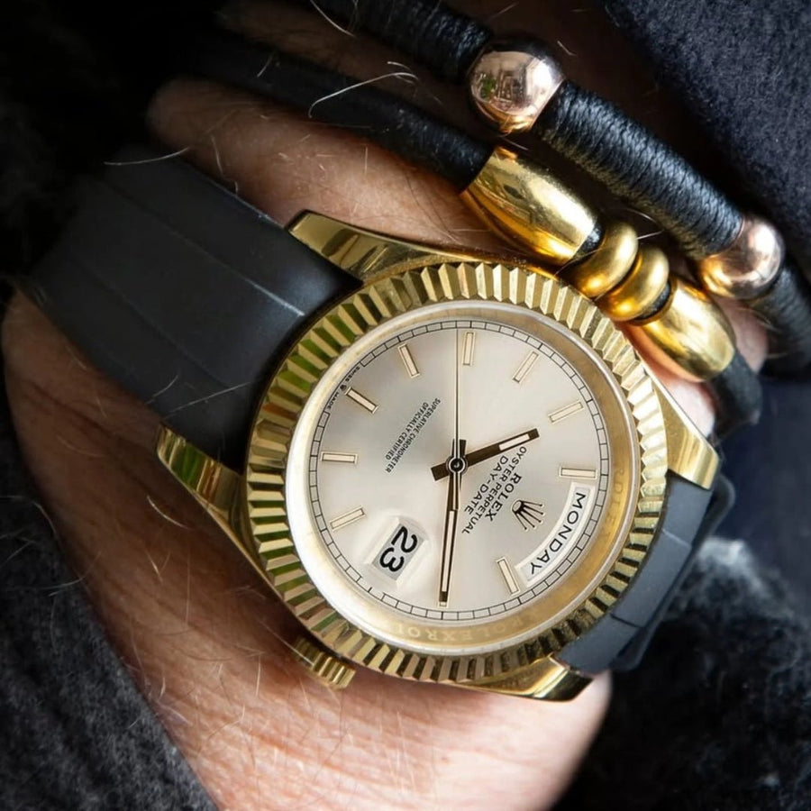 Premium Rubber Straps for Rolex Day-Date (II) 41mm - Helvetus