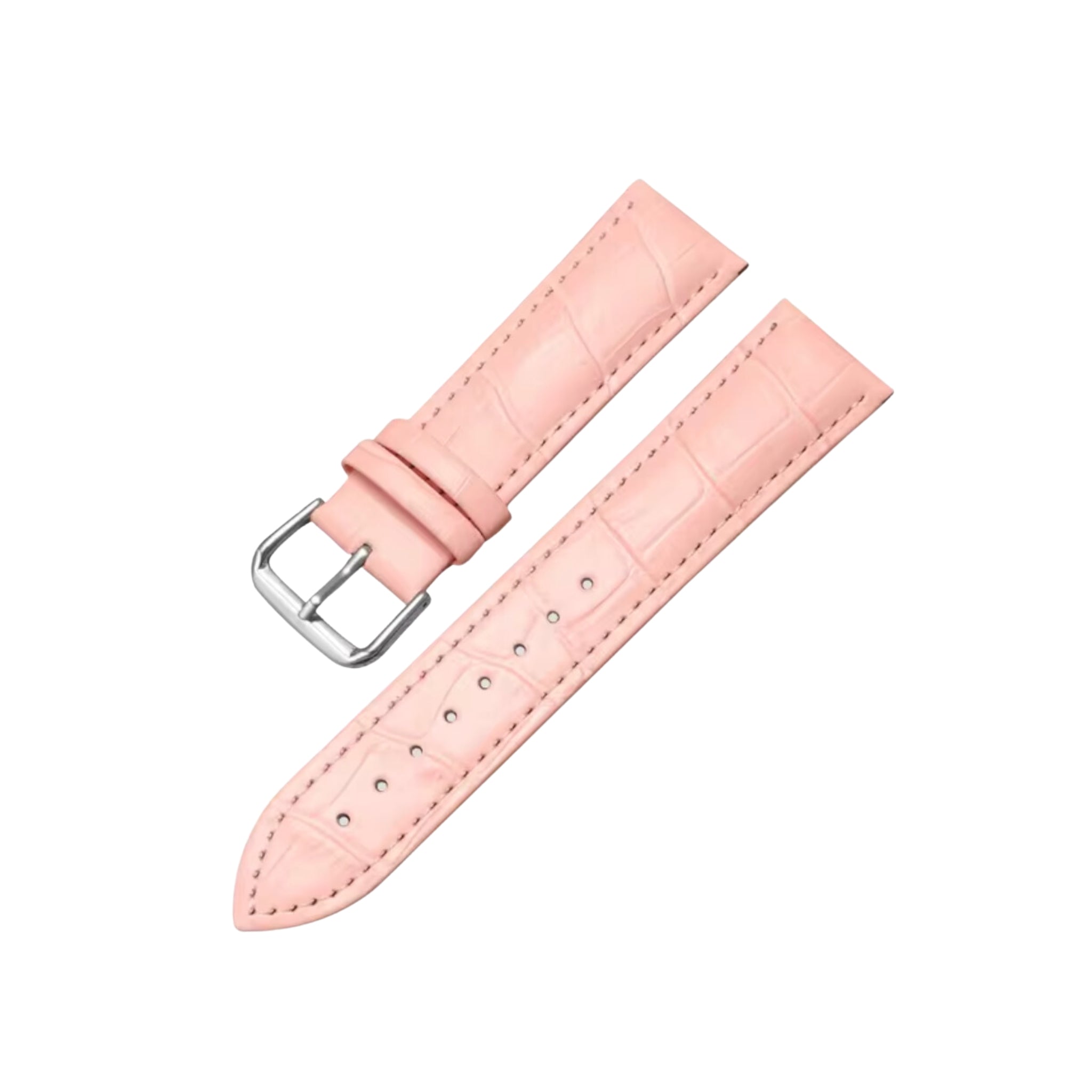 Alligator Leather Strap - Pink - Alligator Pattern - Helvetus