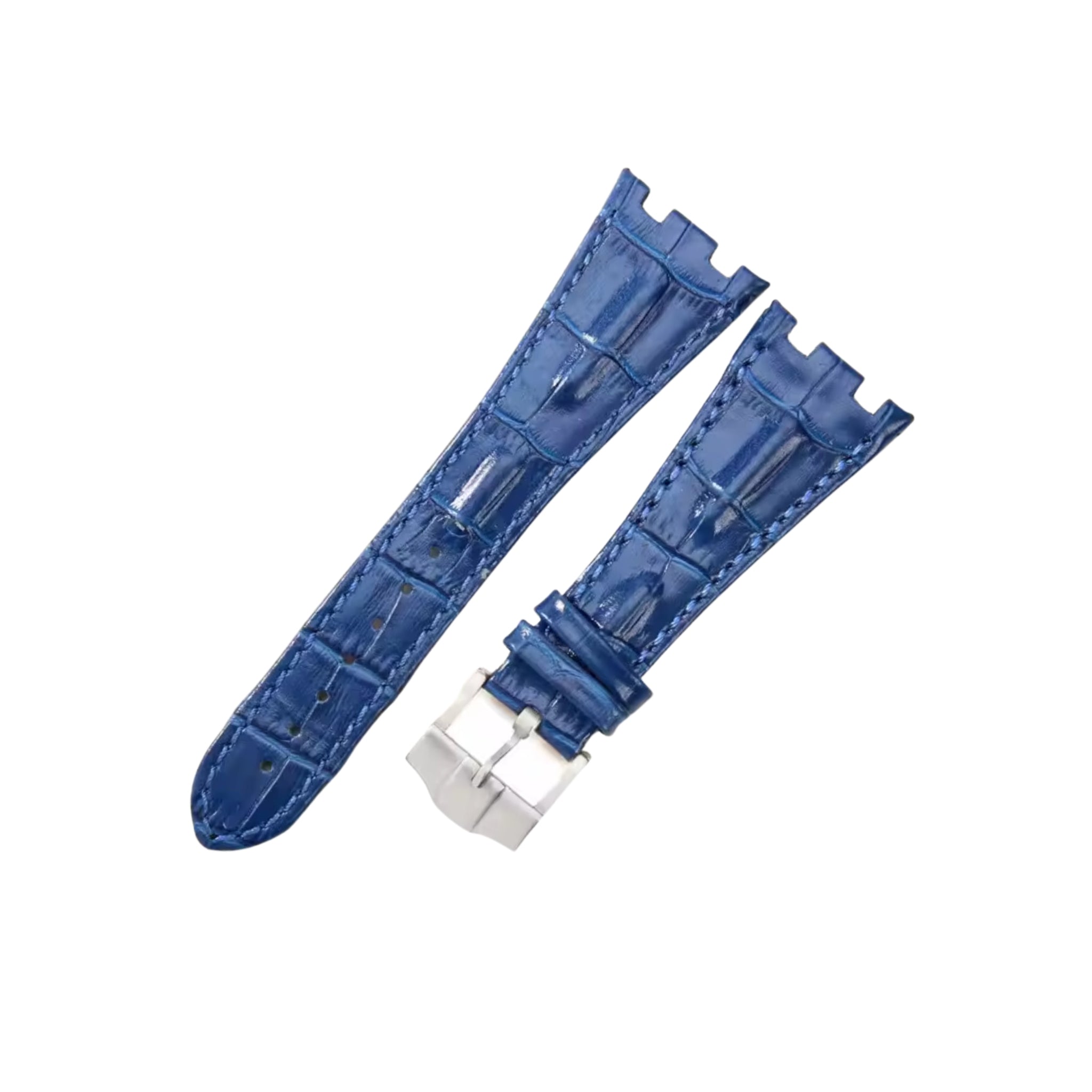 Crocodile Strap - For all AP Offshore 42mm - Blue - Helvetus