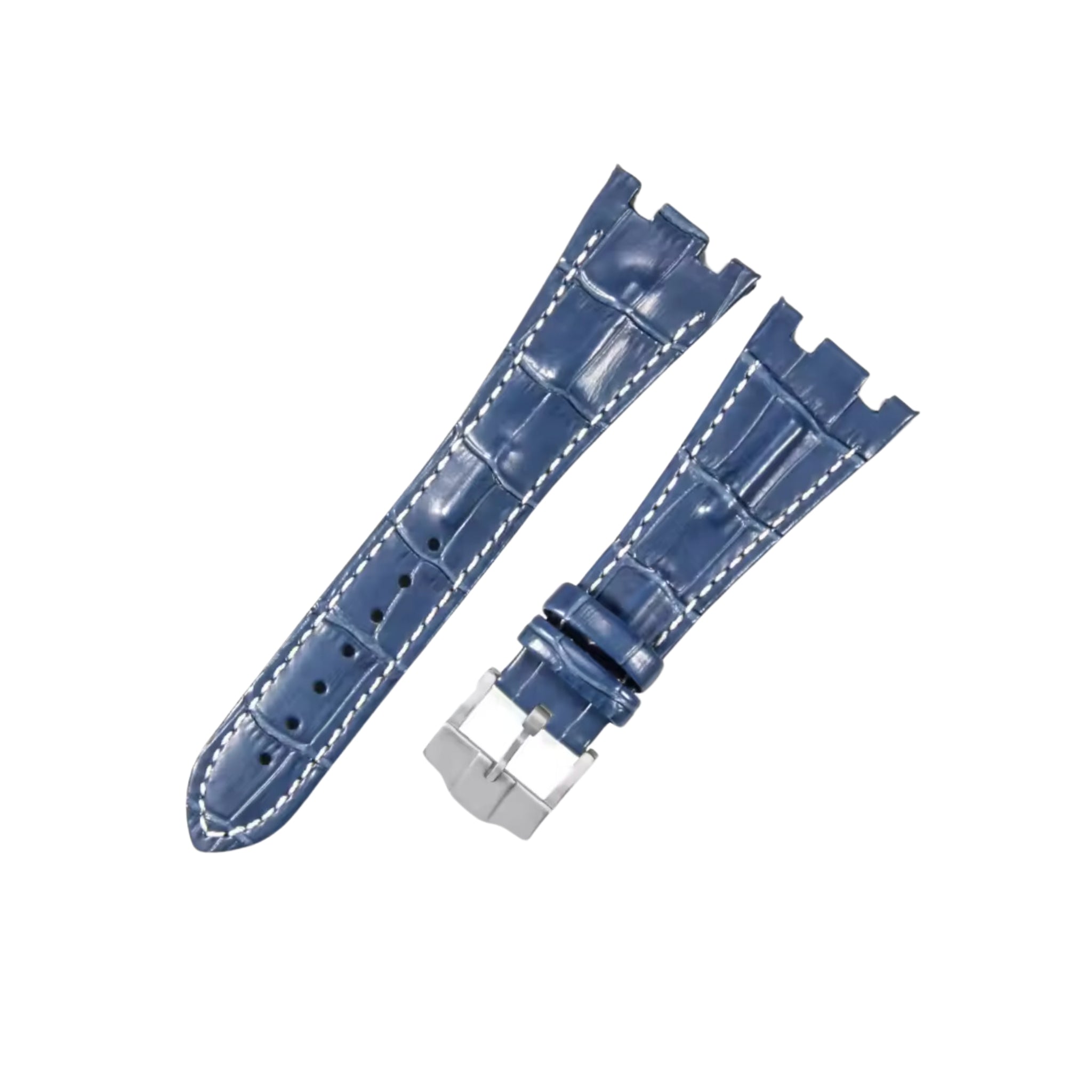 Crocodile Strap - For all AP Offshore 42mm - Blue - Helvetus