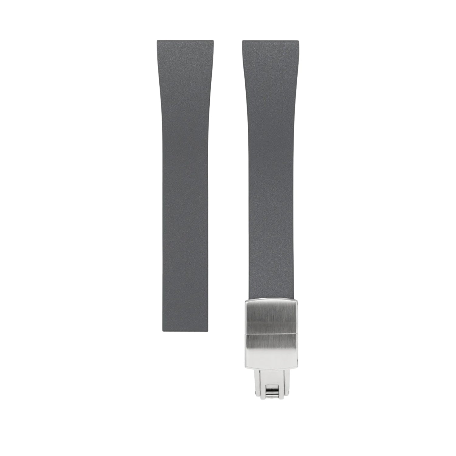 CTS Rubber Strap - Cartier Santos - Dumont - Grey - Helvetus