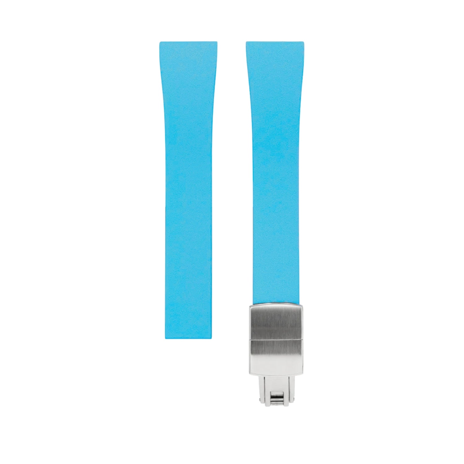 CTS Rubber Strap - Cartier Santos - Dumont - Light Blue - Helvetus