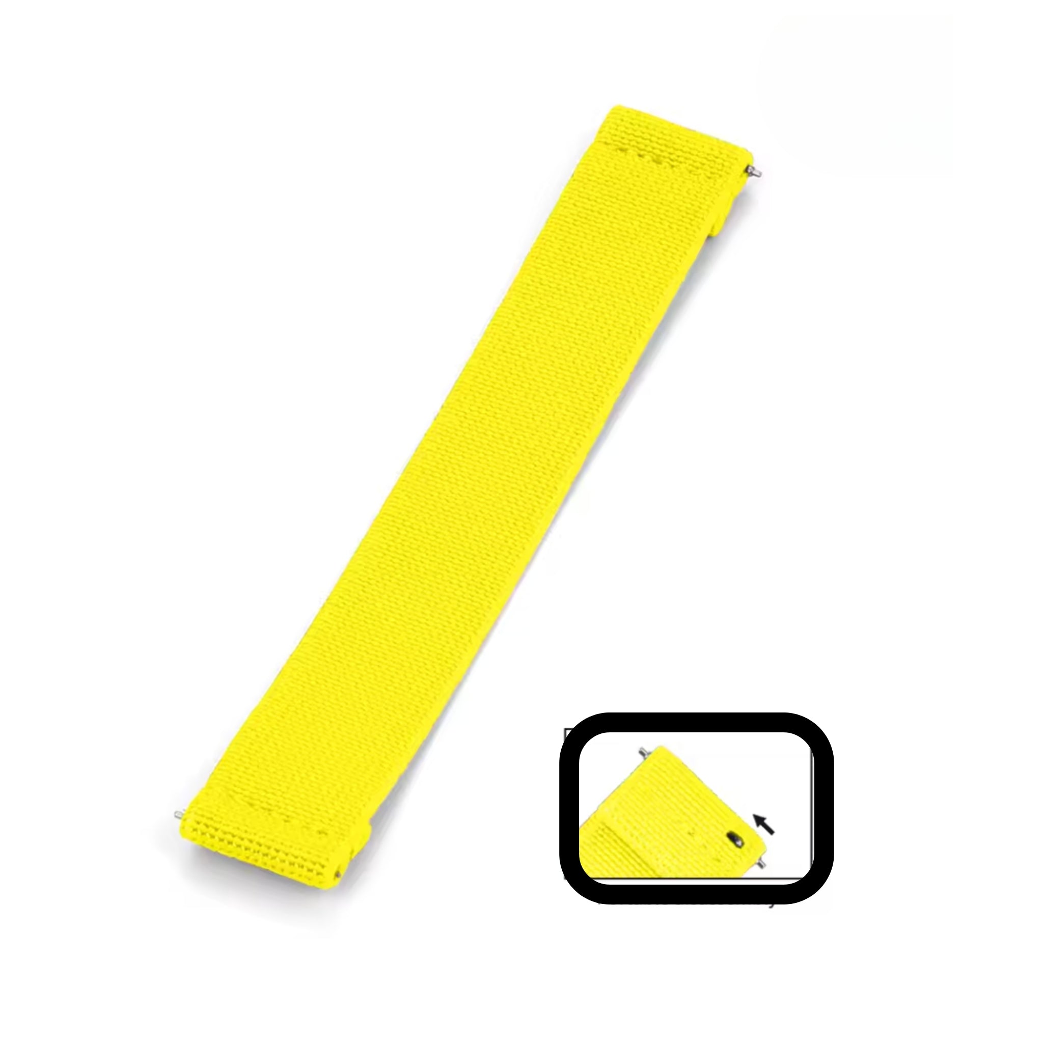 Elastic Strap - Yellow - Any Lug Width - Helvetus