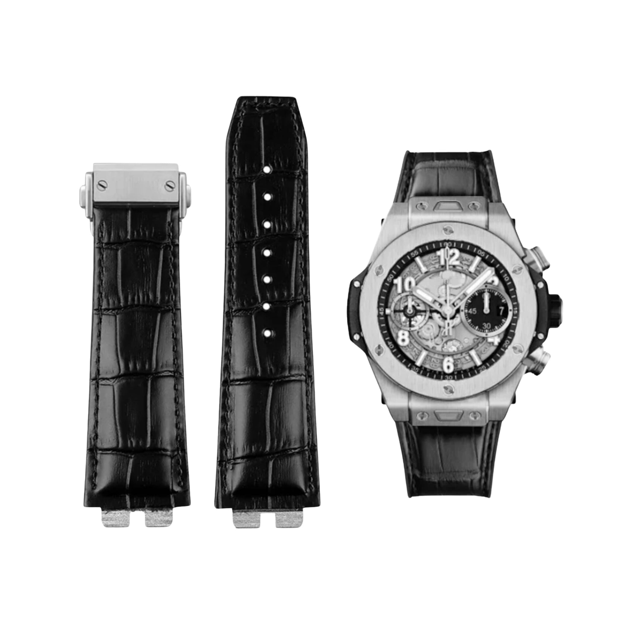 Hublot Big Bang Unico Click Strap in Leather - Black - Helvetus