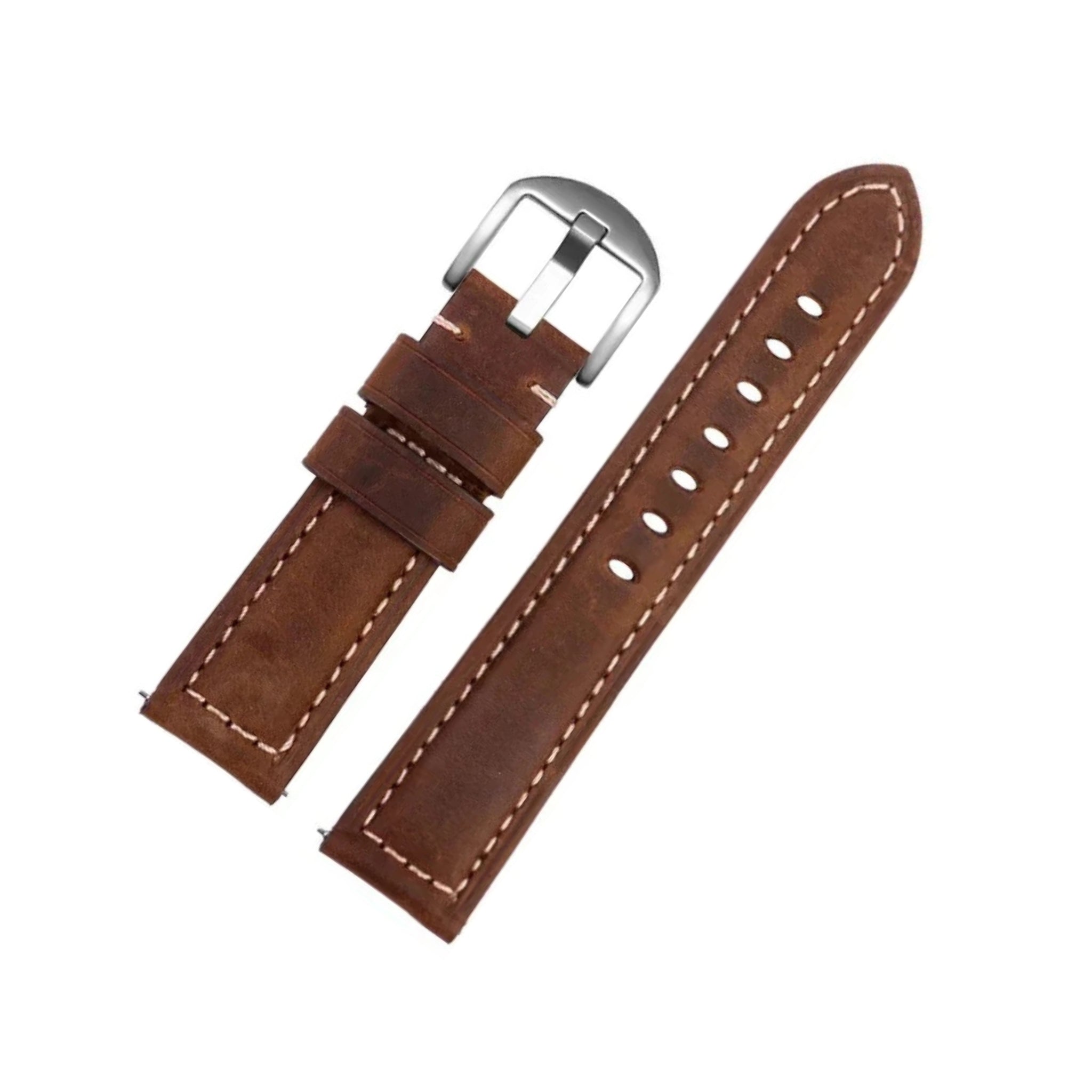 Leather Strap for MoonSwatch - Brown - Helvetus