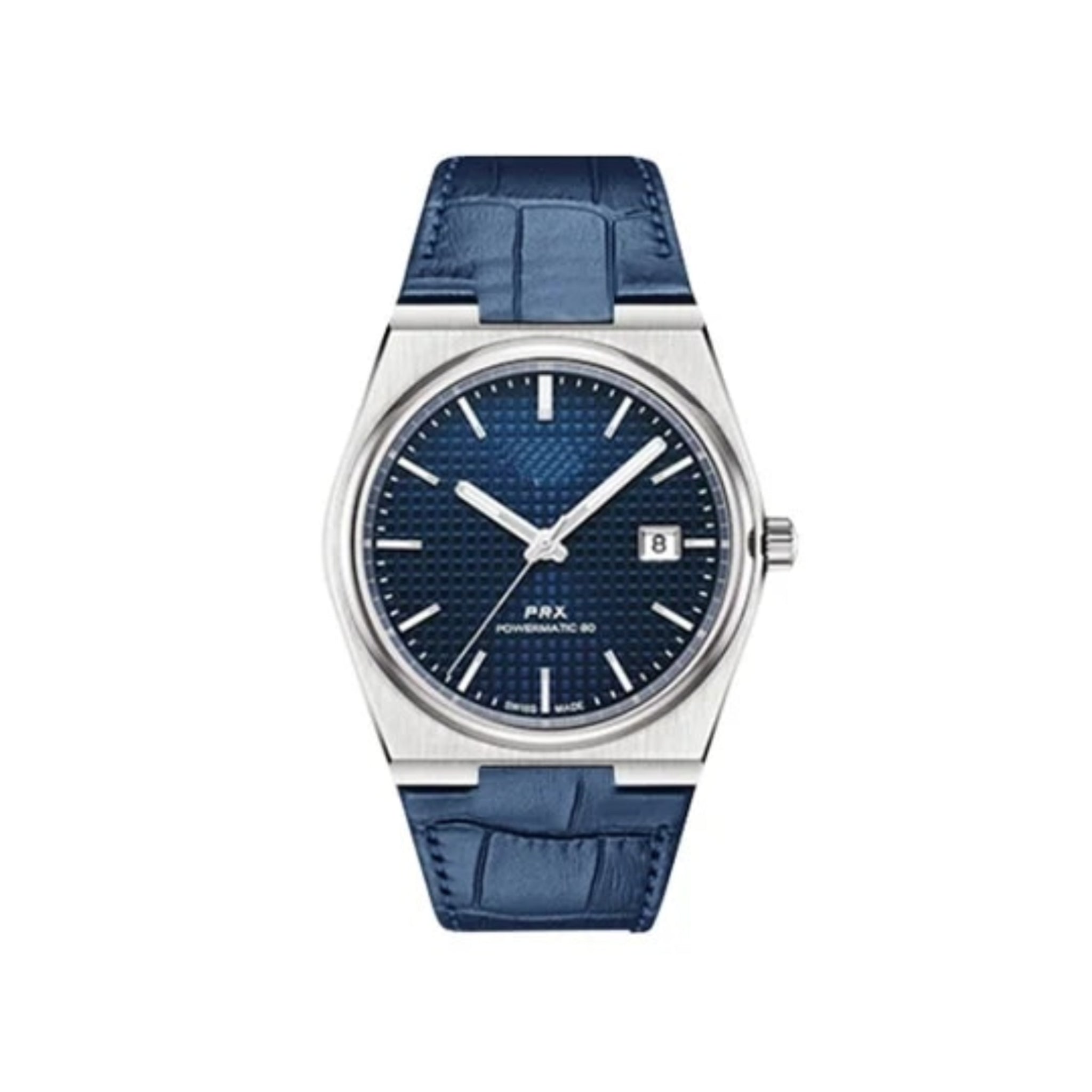 Leather Strap for Tissot PRX - Classic Blue - Helvetus