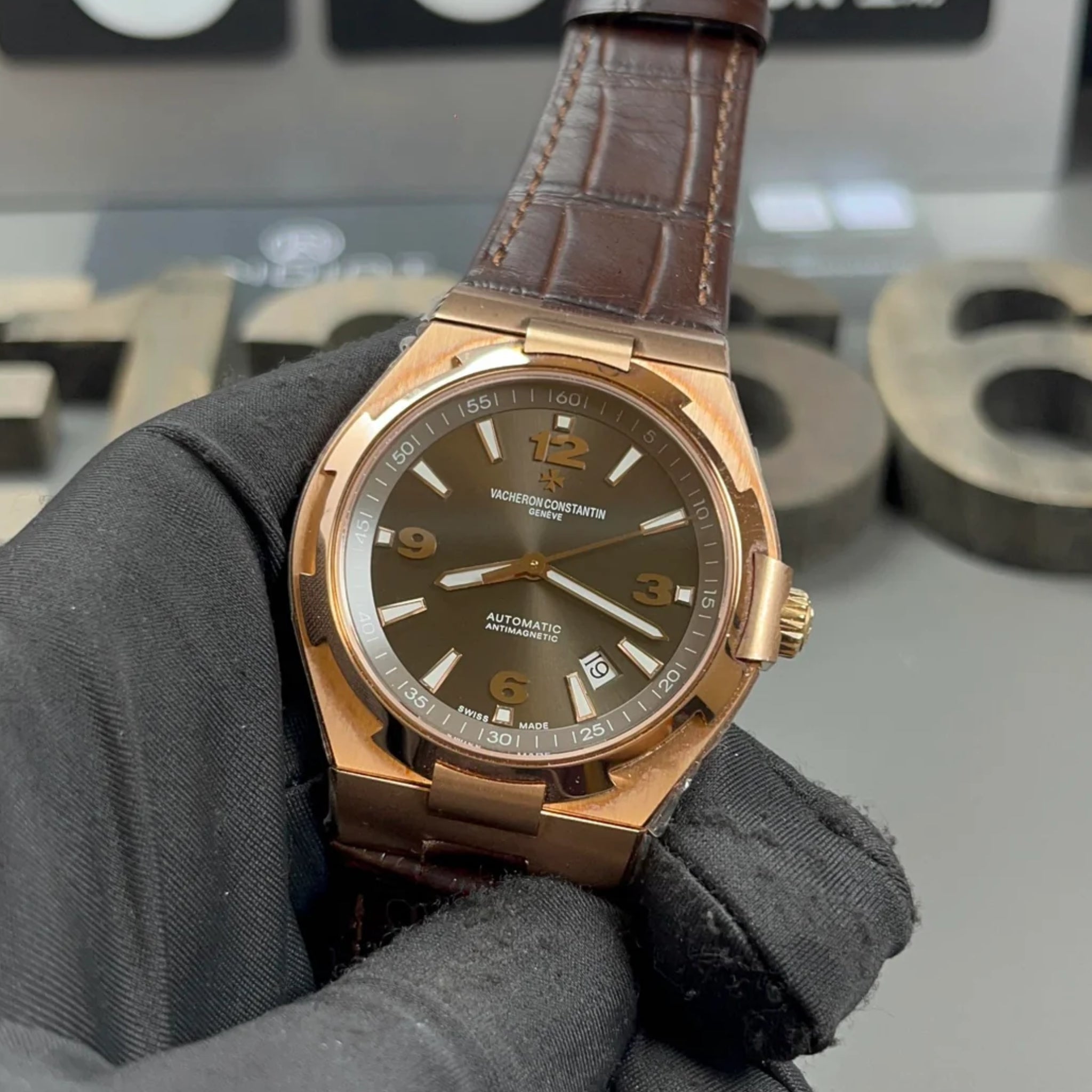 Leather Strap - For Vacheron Constantin Overseas - Brown - Helvetus