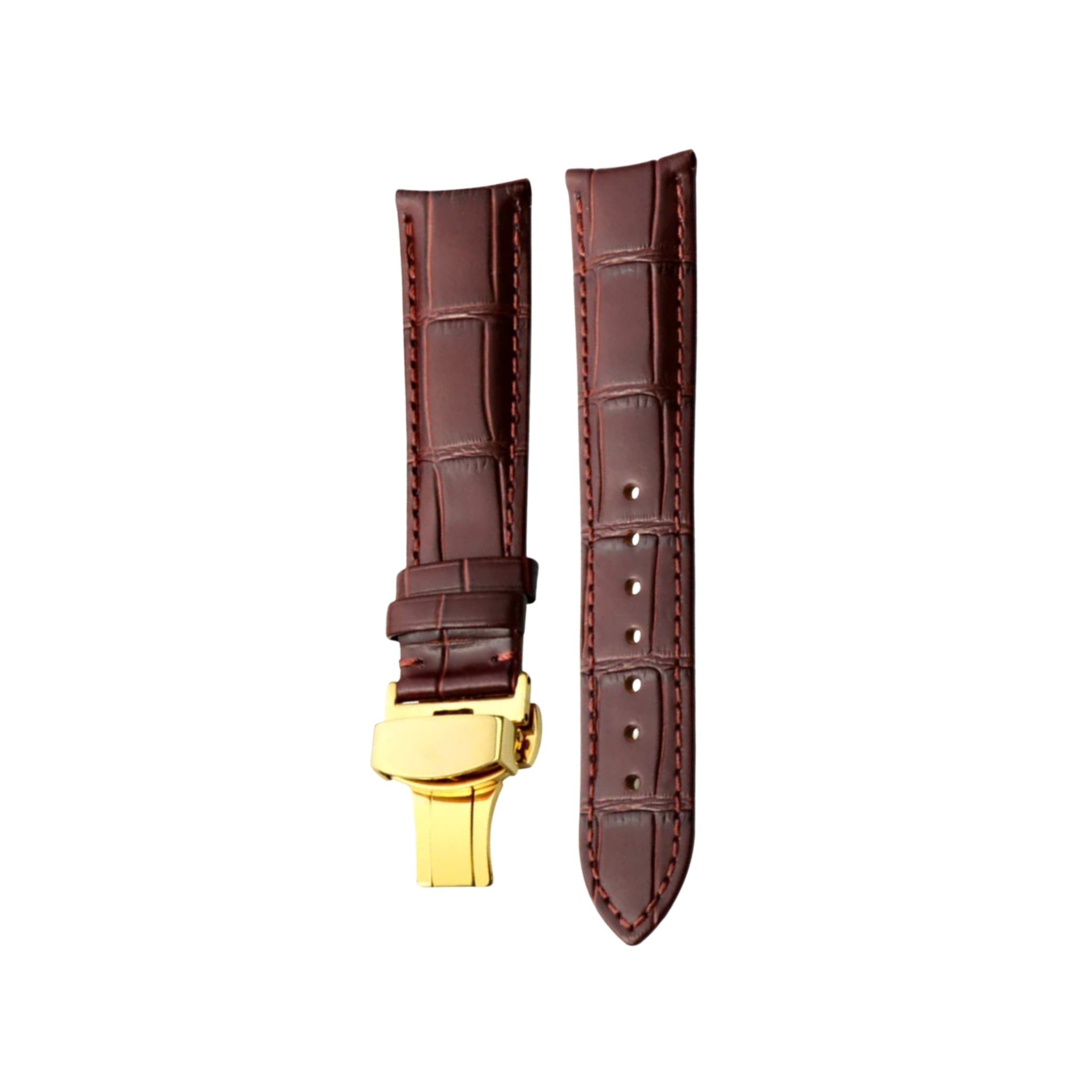 Leather Strap - For Vacheron Constantin Patrimony & Traditionnelle and other Models - Brown - Helvetus