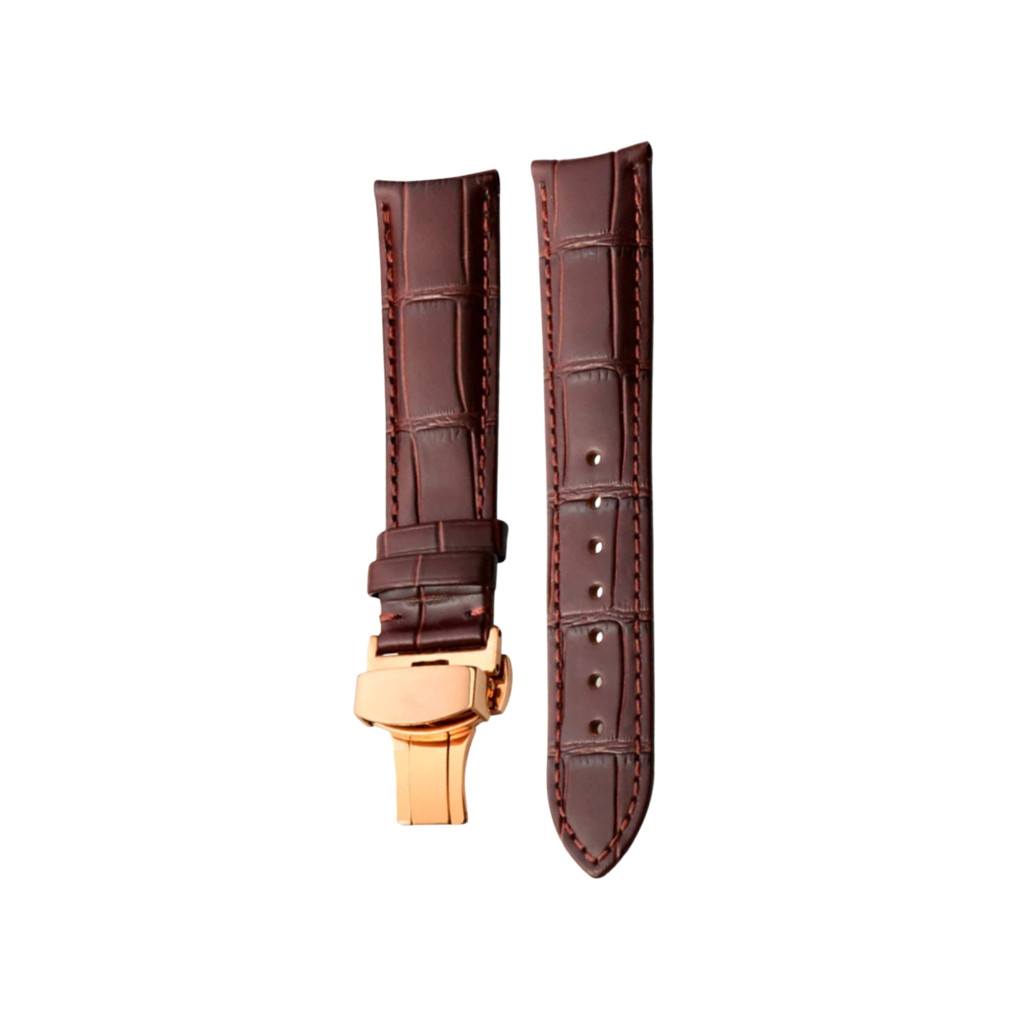 Leather Strap - For Vacheron Constantin Patrimony & Traditionnelle and other Models - Brown - Helvetus