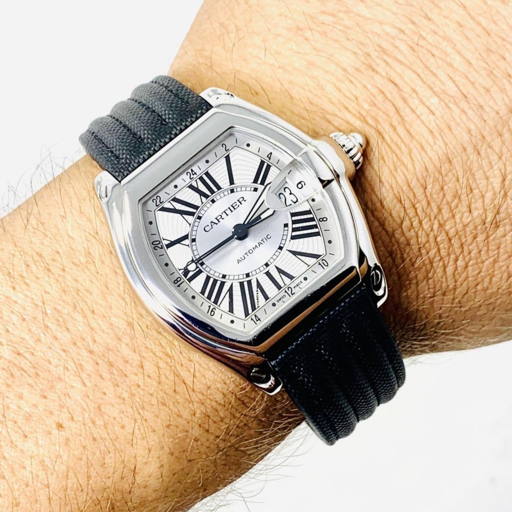 Bracelet Caoutchouc Cartier Roadster Noir