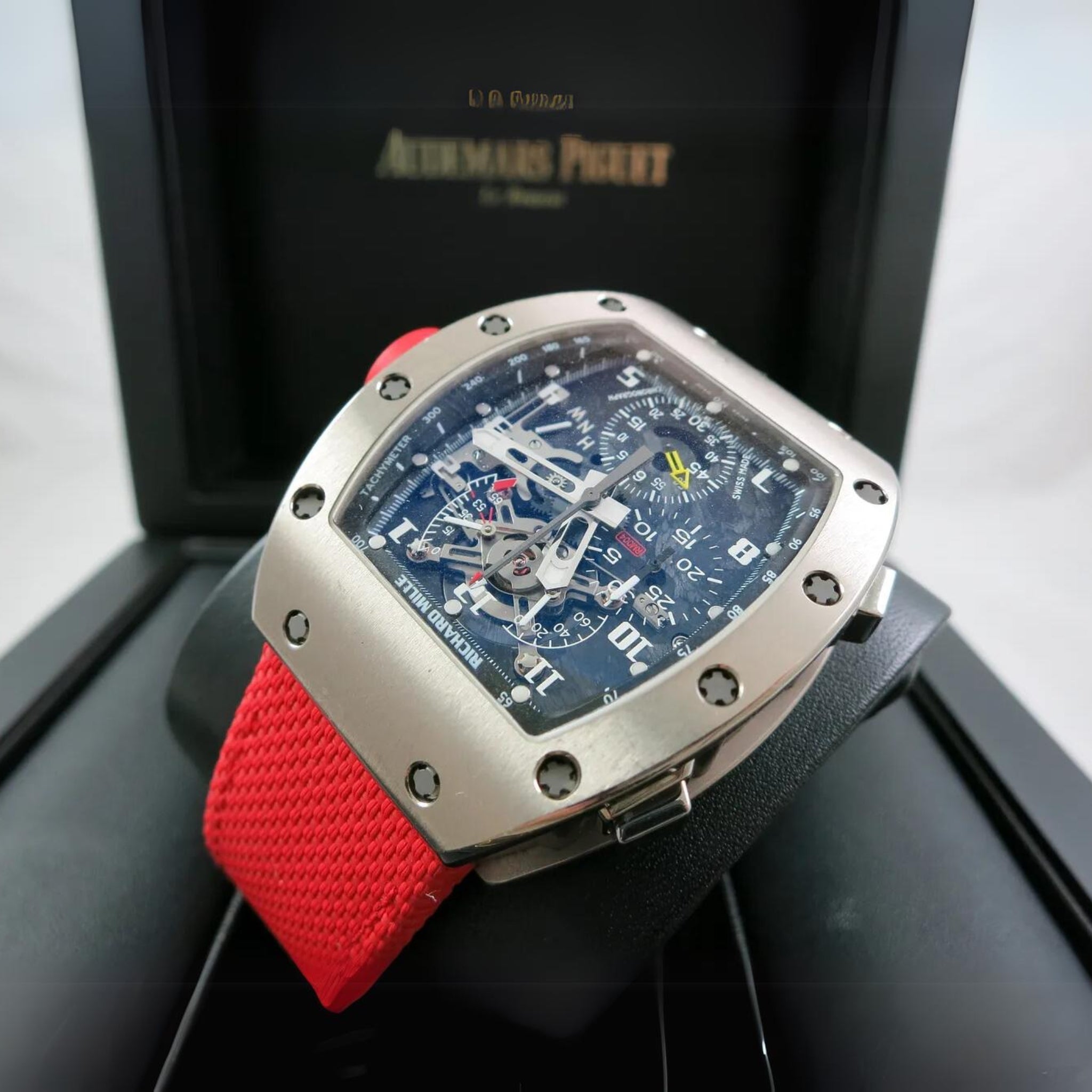 Nylon Strap - For Richard Mille RM50 / RM53 - Red - Helvetus