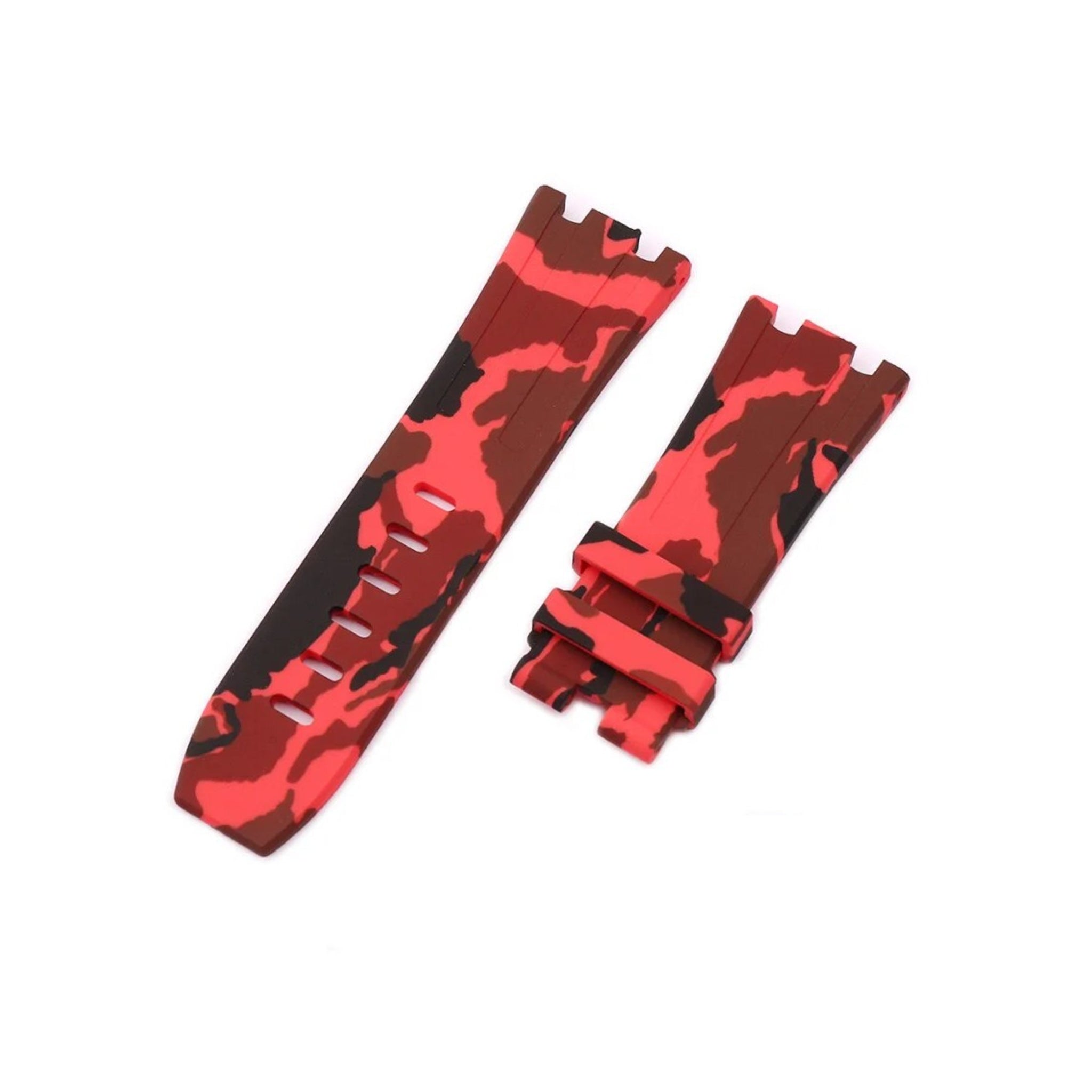 Rubber Strap - For all AP Diver - Red Camo - Helvetus