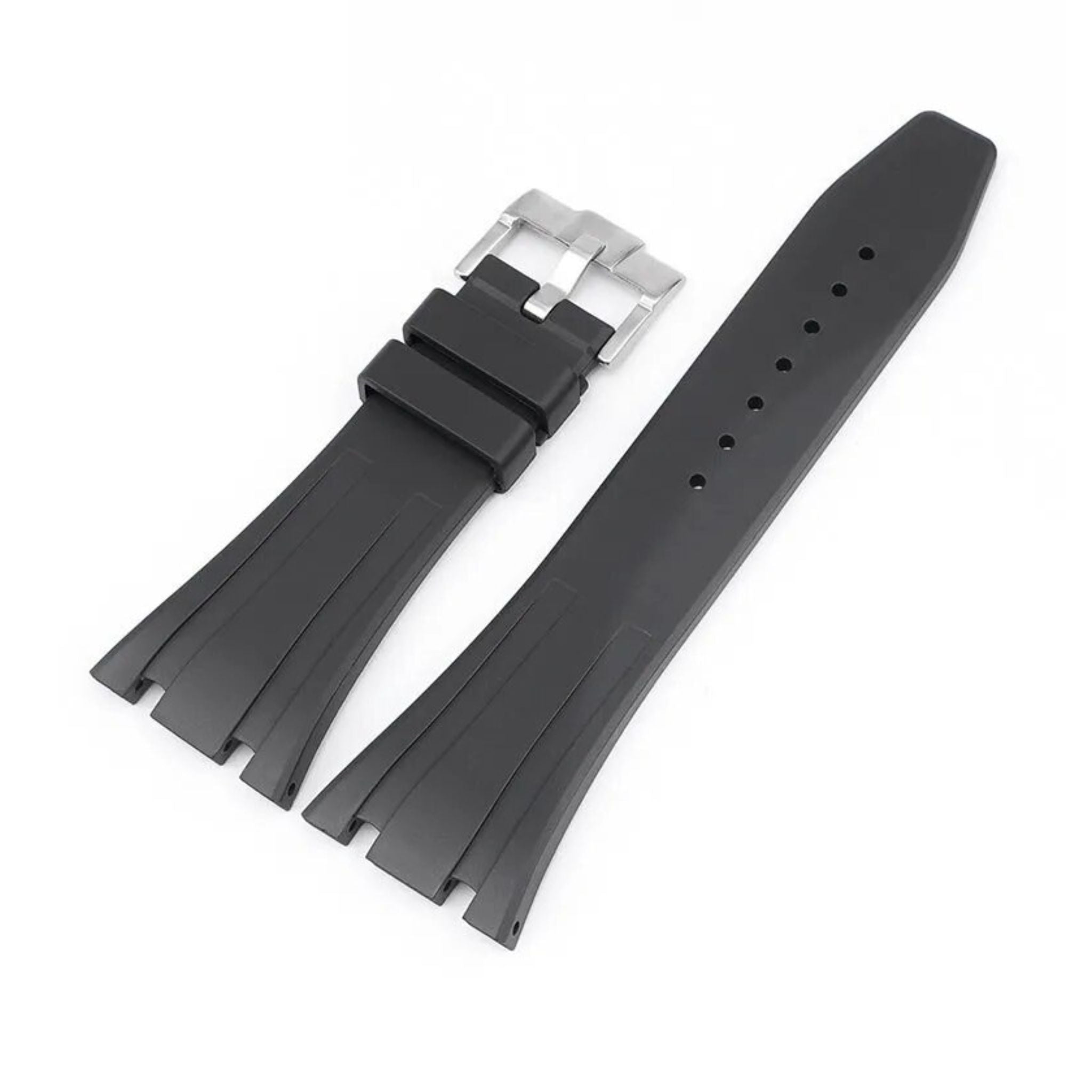 Rubber Strap - For all AP Royal Oak 41mm - Black - Helvetus