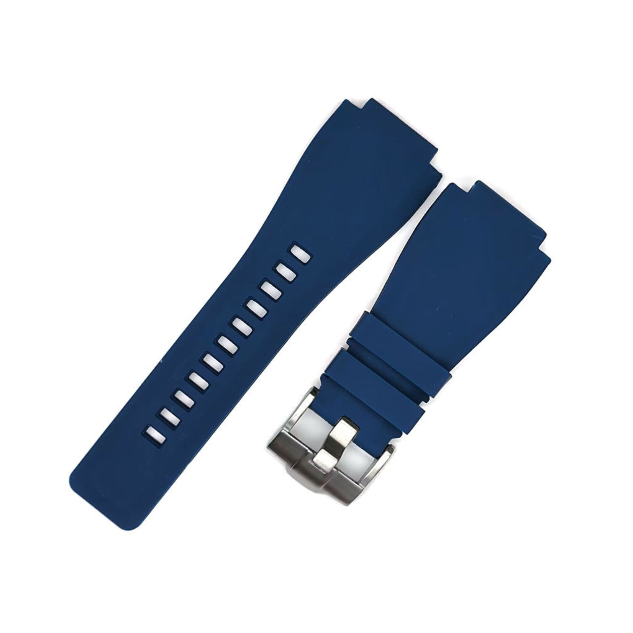 Rubber Strap - For Bell & Ross BR - 01 | BR - 03 - Blue - Helvetus