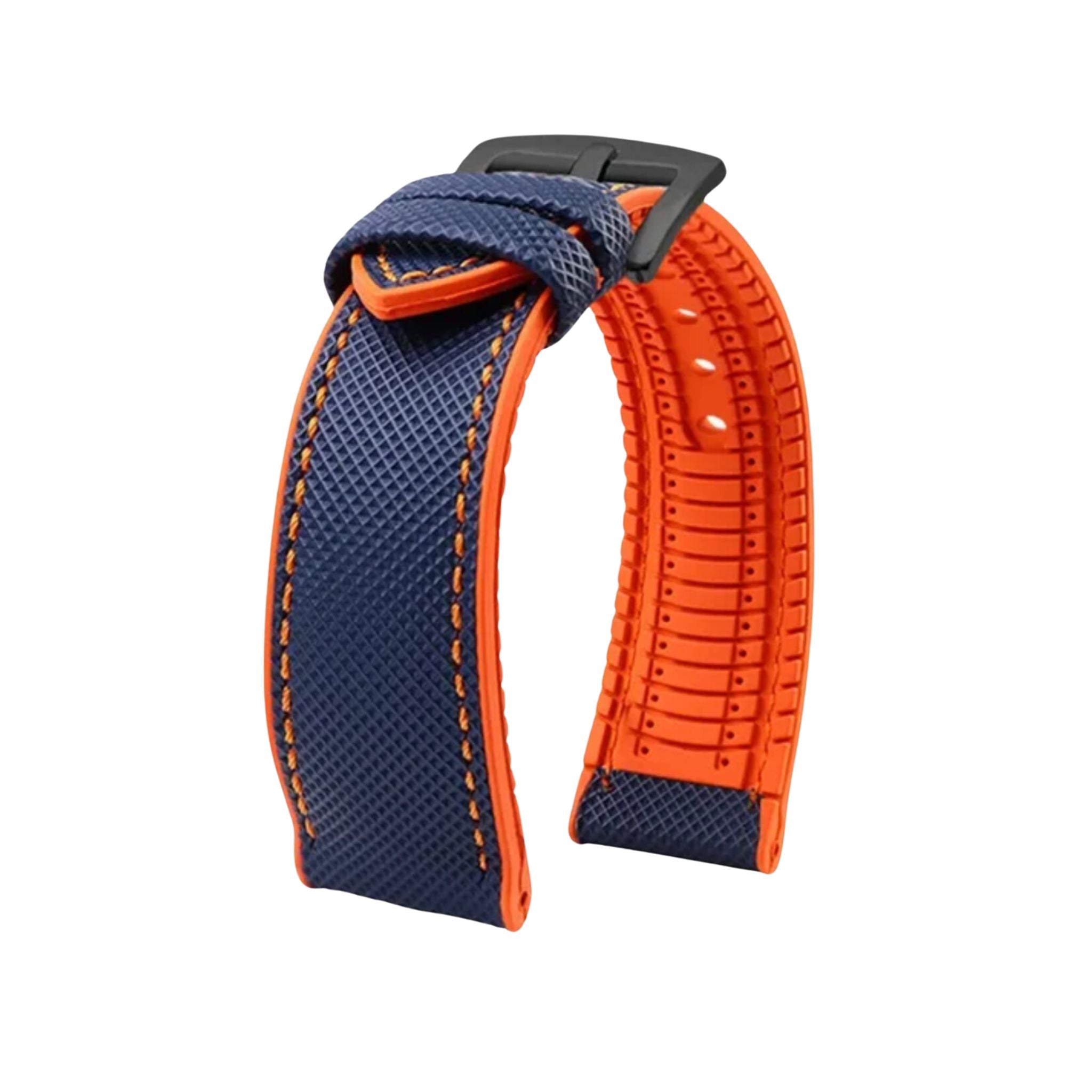 Rubber Strap - For Blancpain X Swatch - Dutch Blue - Helvetus