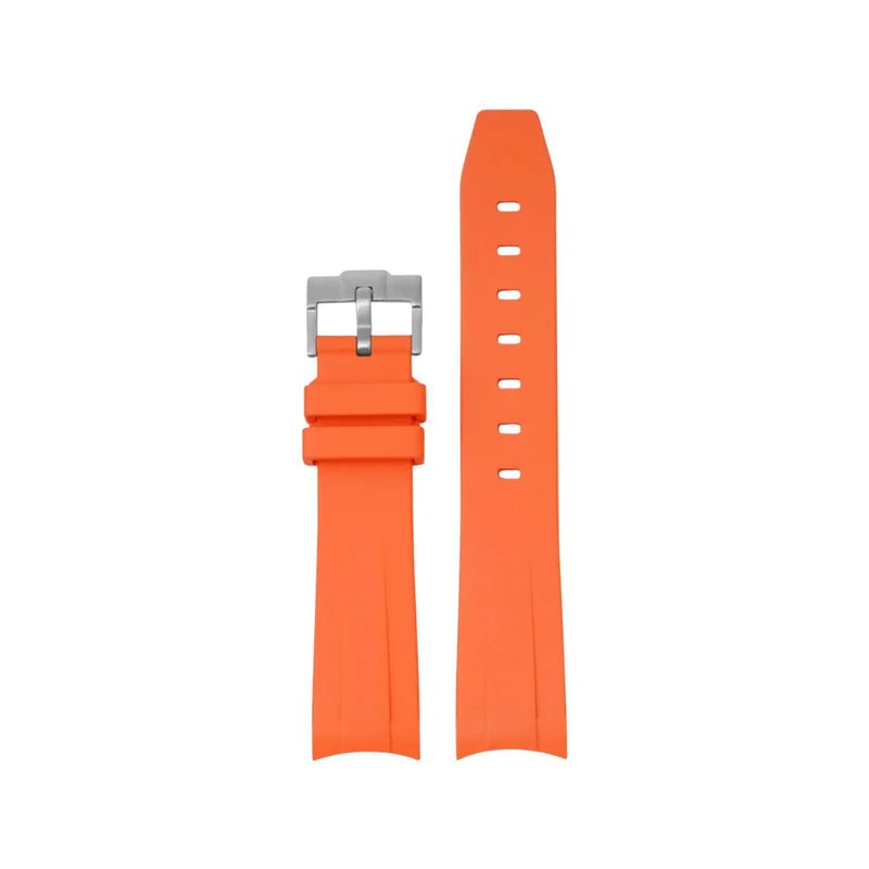 Rubber Strap – For Hamilton Khaki Field (38mm/40mm/42mm) - Orange - Helvetus