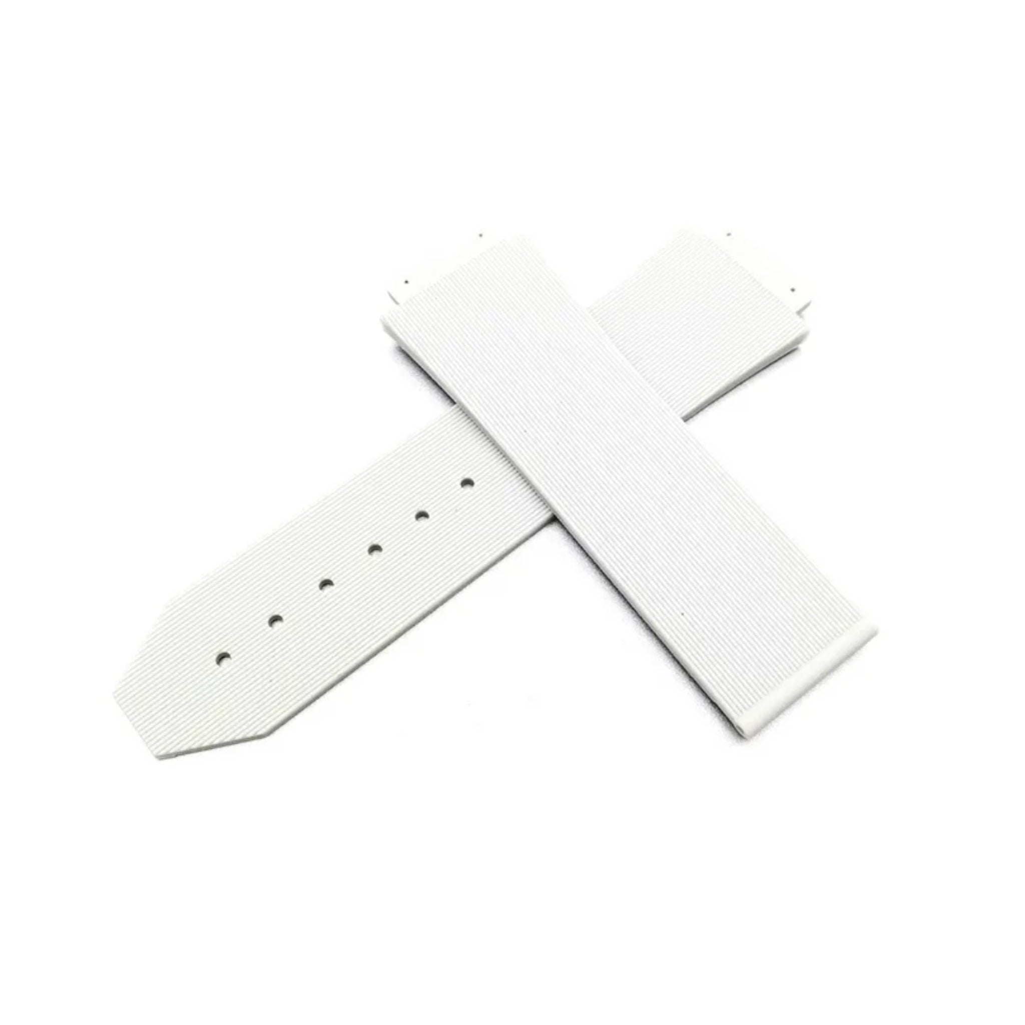 Rubber Strap - For Hublot Classic Fusion - White - Helvetus