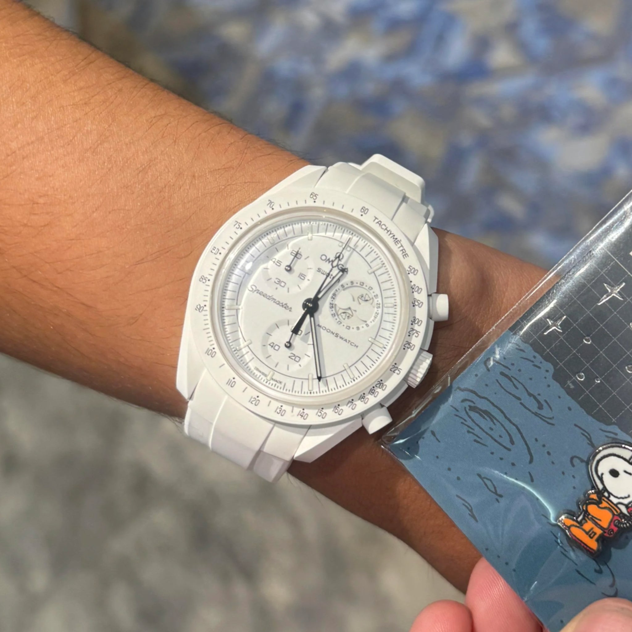 Rubber Strap - For Mission to the Moonphase - Snoopy | Omega X Swatch | MoonSwatch - White - Helvetus