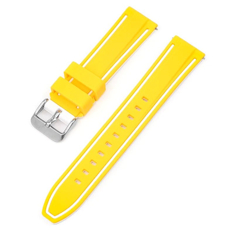 Rubber Strap - For MoonSwatch Mission to Sun - Yellow - Helvetus