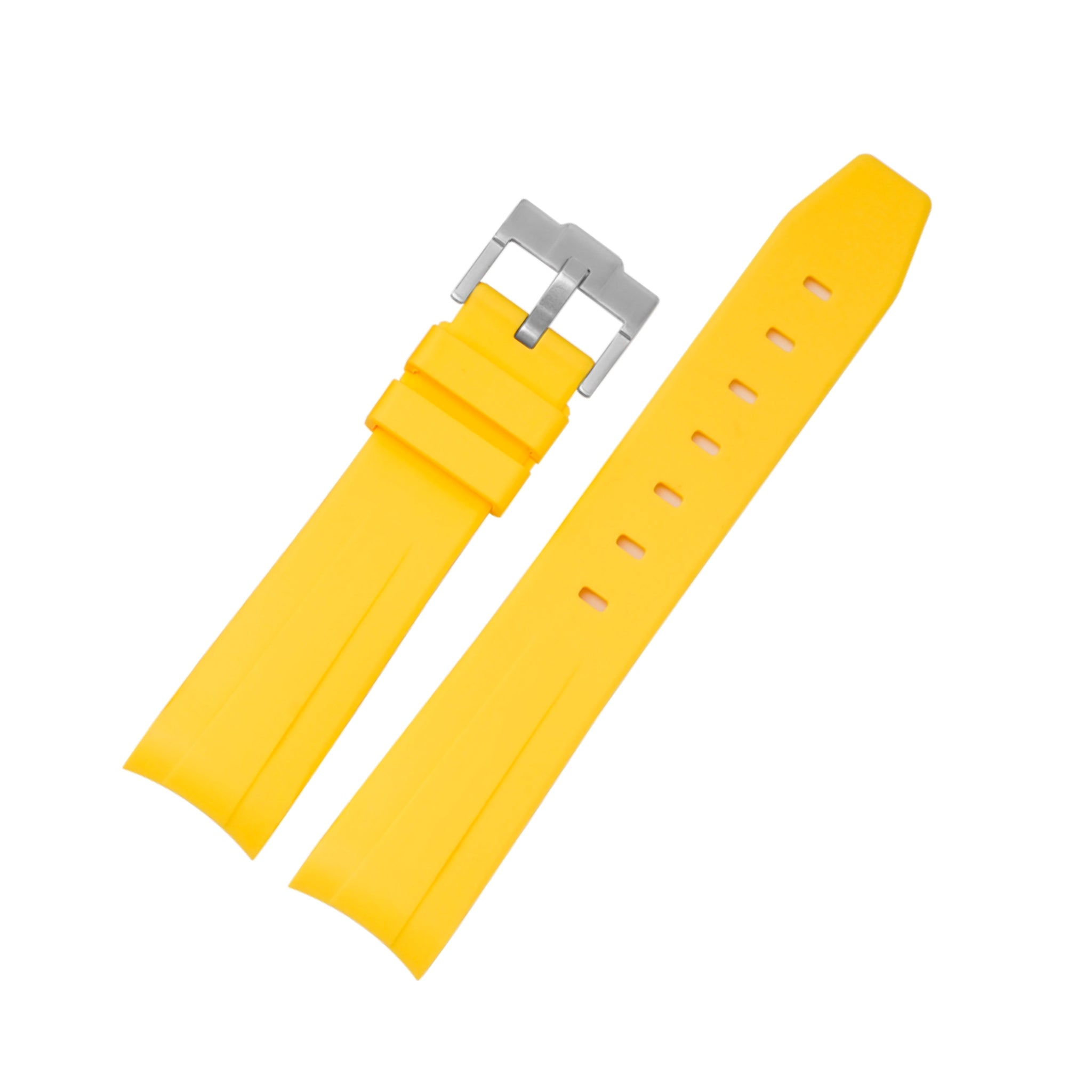 Rubber Strap - For Omega Speedmaster - Yellow - Helvetus