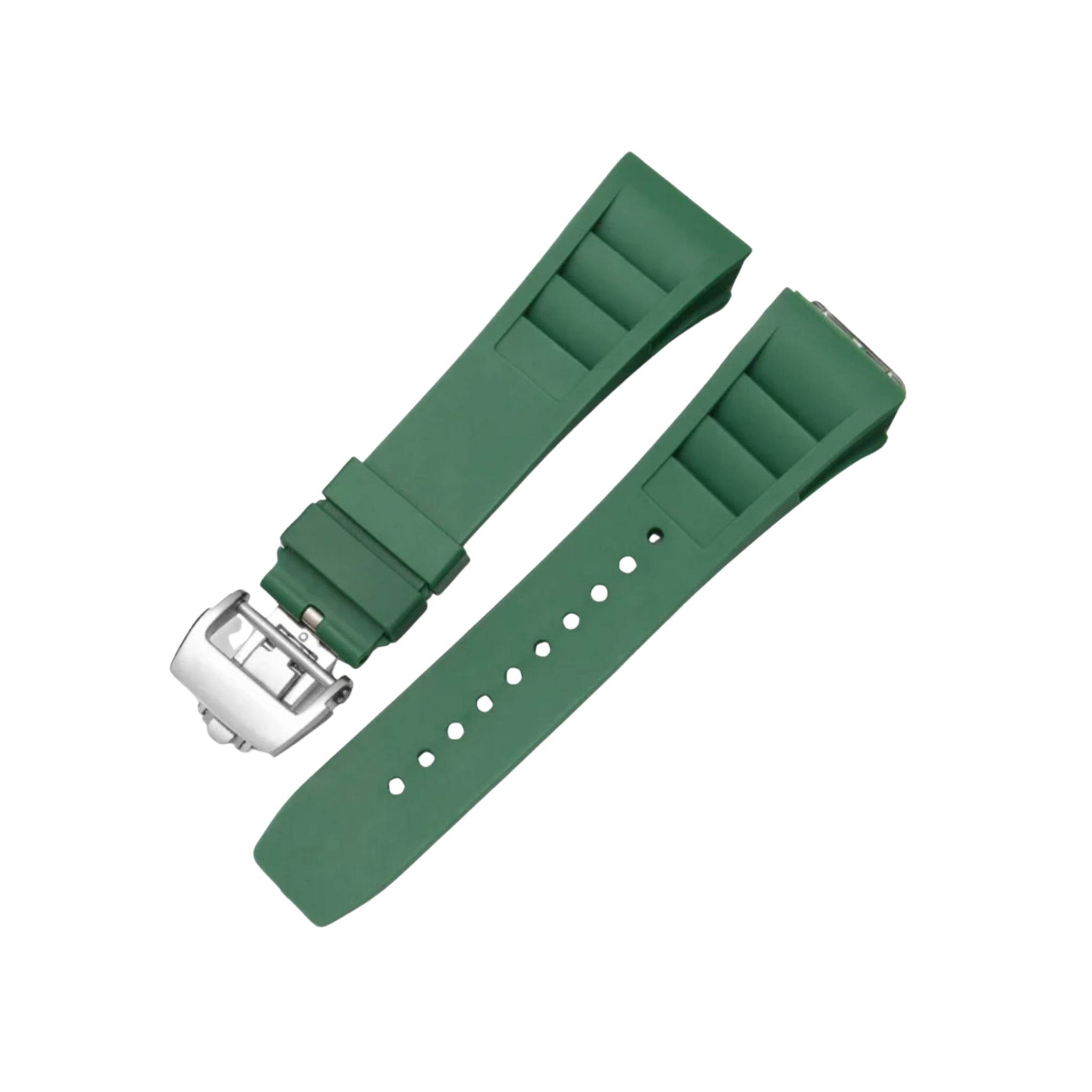 Rubber Strap - For Richard Mille RM011 - Green - Helvetus