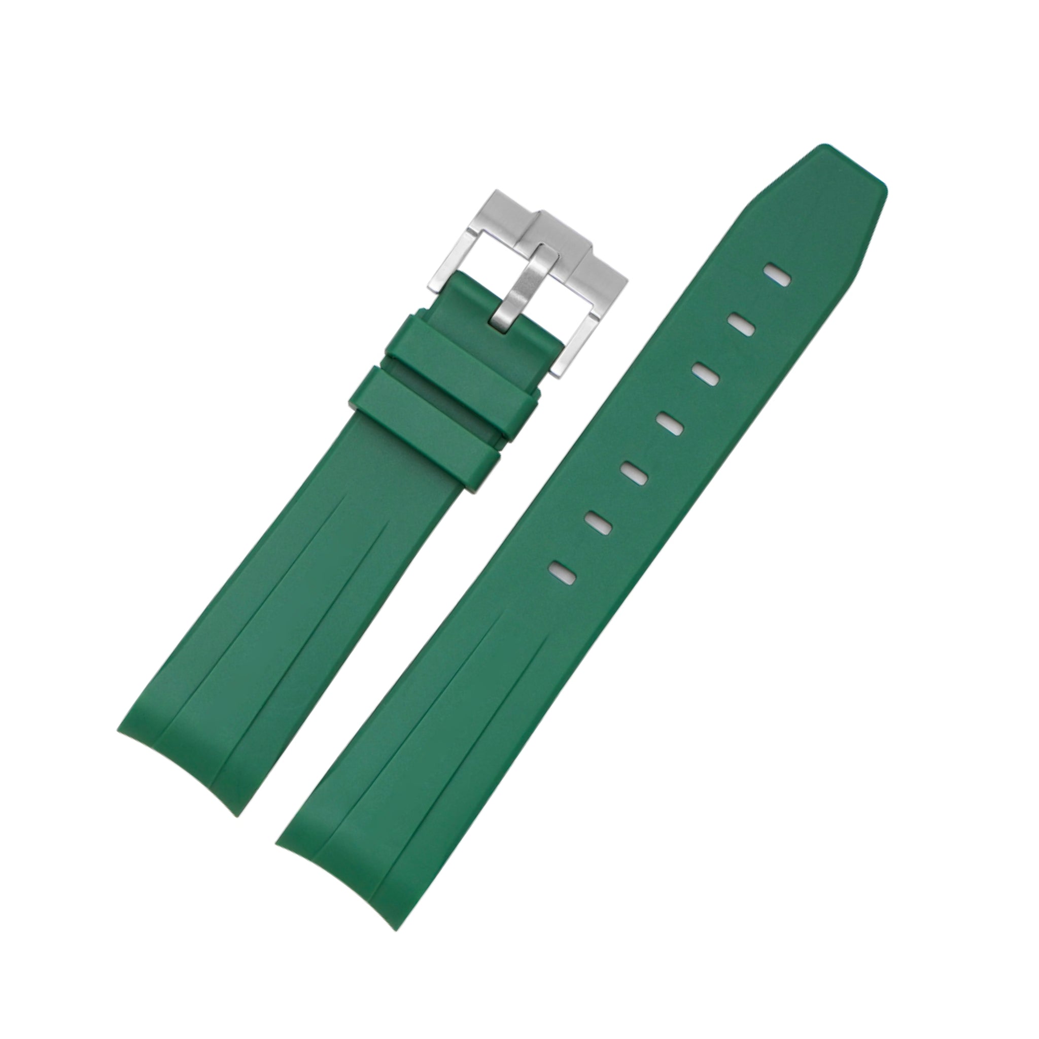 Rubber Strap - For Rolex Datejust 36 - Green - Helvetus