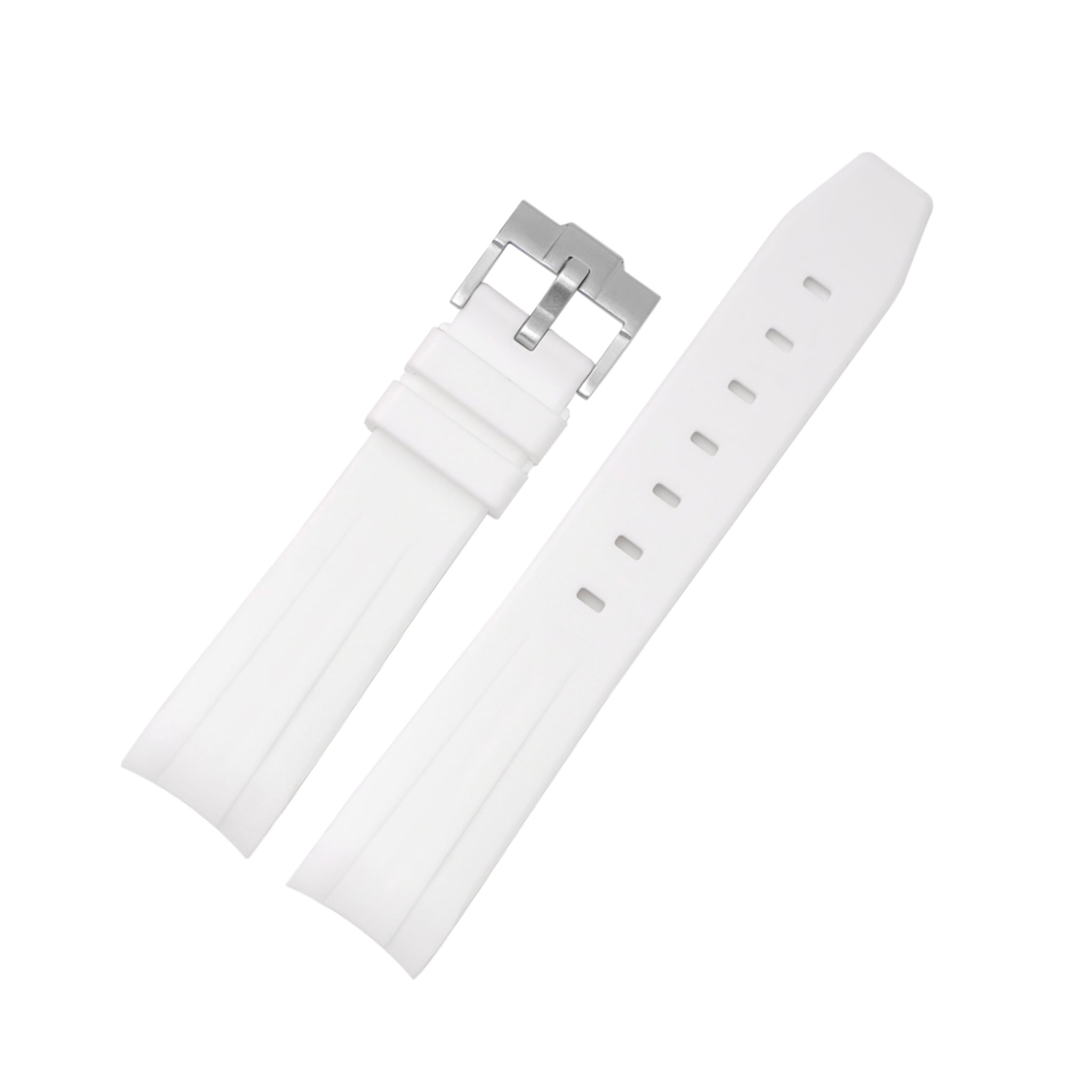 Rubber Strap - For Rolex Datejust 36 - White - Helvetus