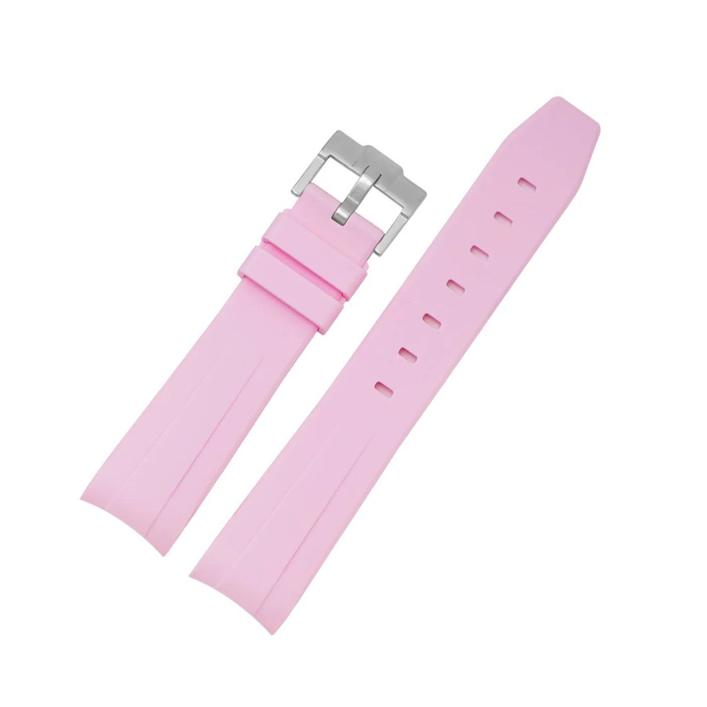 Rubber Strap - For Rolex Submariner - Pink - Helvetus