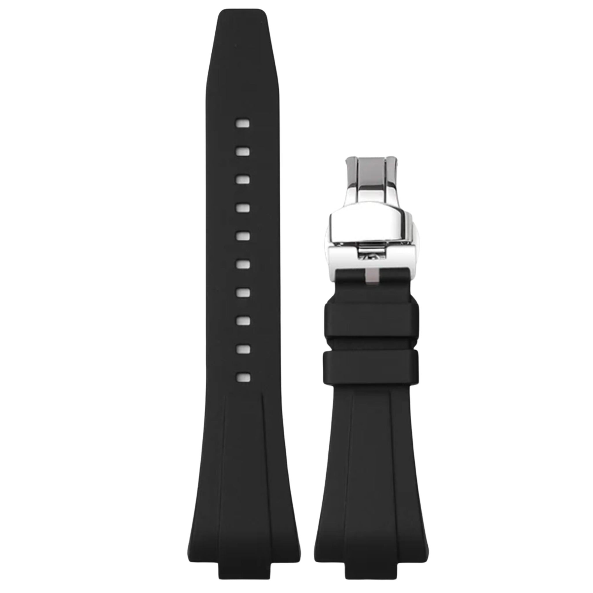 Rubber Strap - For Tissot PRX - Black - Helvetus