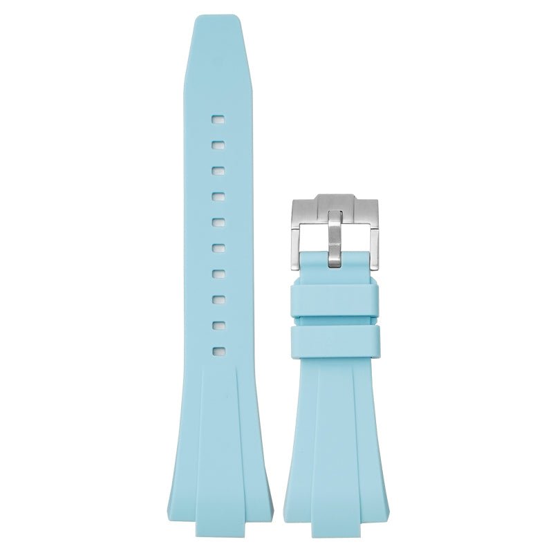 Rubber Strap - For Tissot PRX - Light Blue - Helvetus