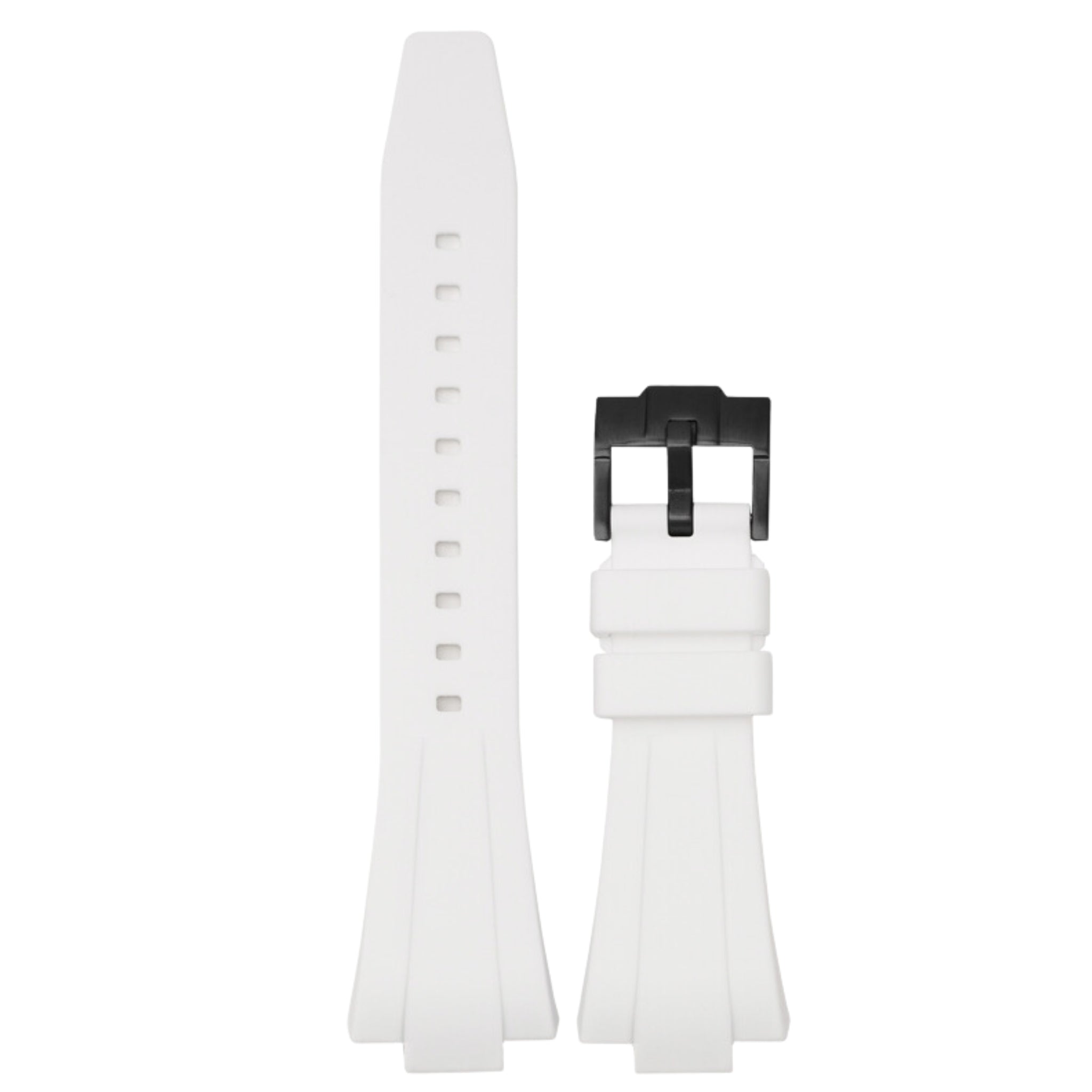 Rubber Strap - For Tissot PRX - White - Helvetus