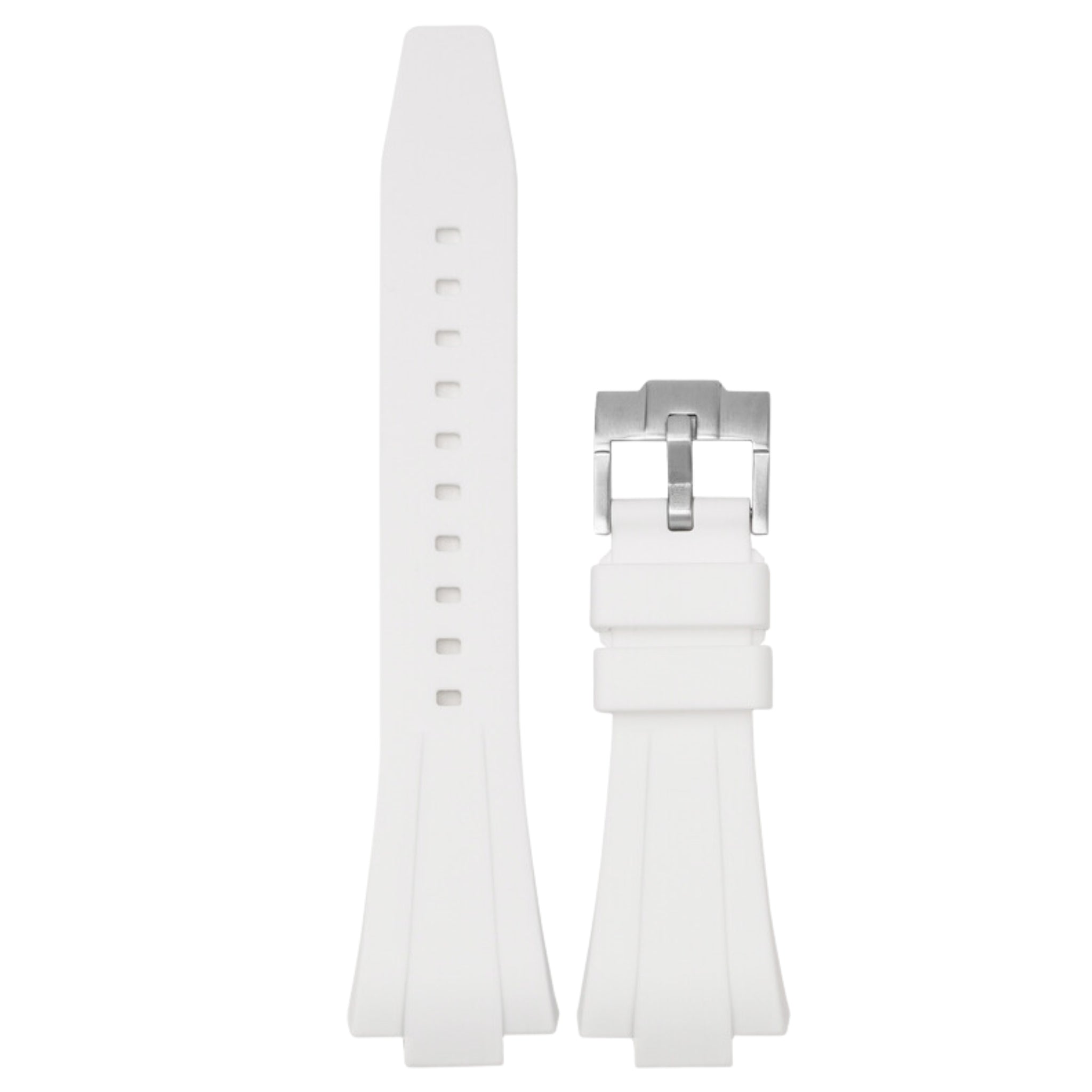 Rubber Strap - For Tissot PRX - White - Helvetus